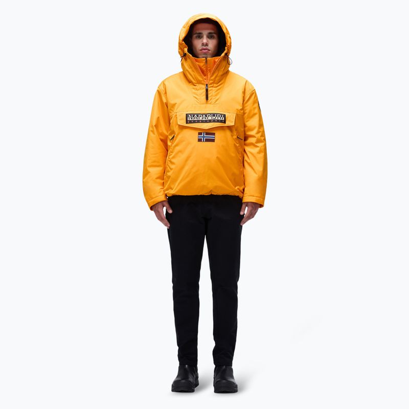 Men's Napapijri Rainforest Next marigold rain jacket 2