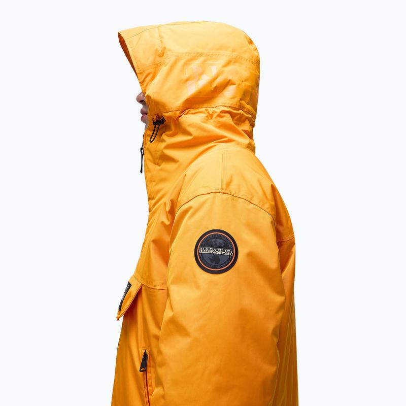 Men's Napapijri Rainforest Next marigold rain jacket 5