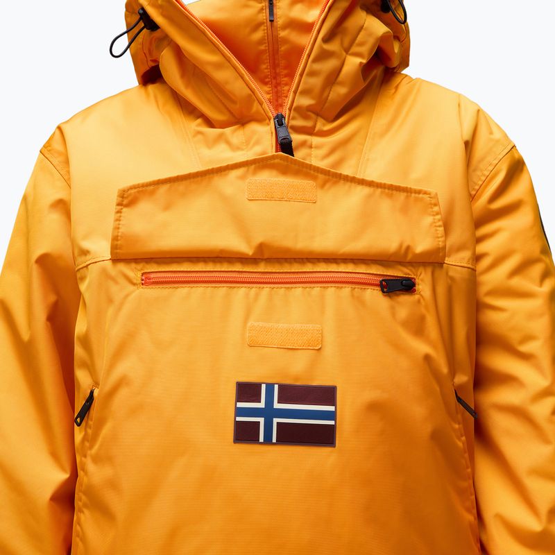 Men's Napapijri Rainforest Next marigold rain jacket 7