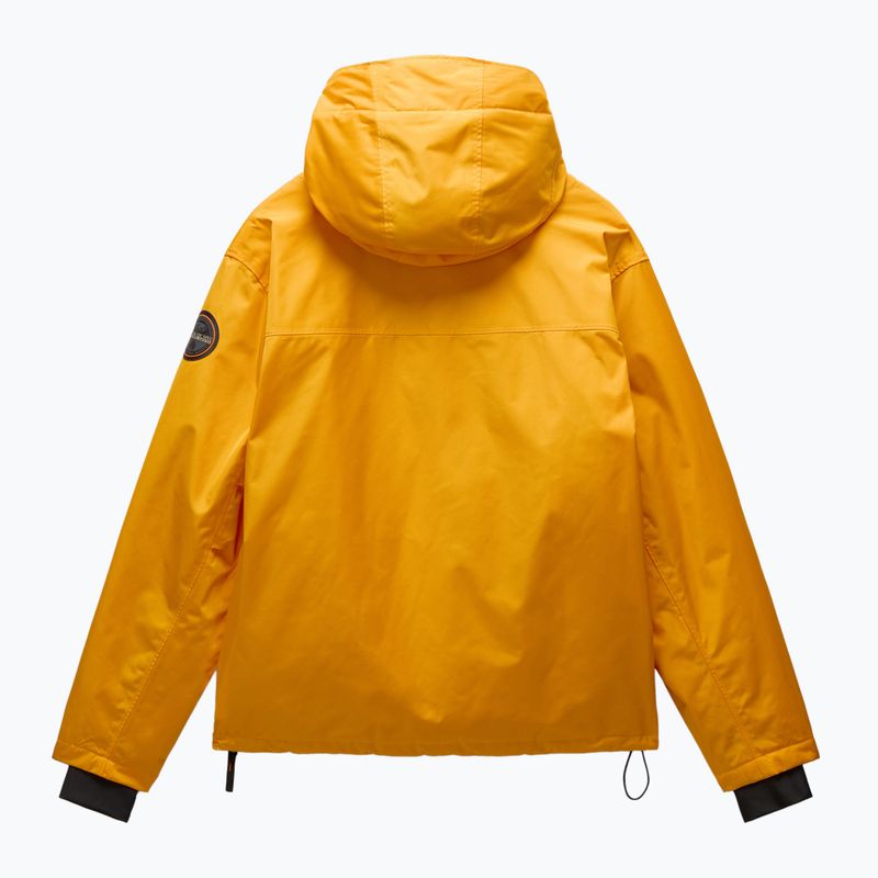 Men's Napapijri Rainforest Next marigold rain jacket 9