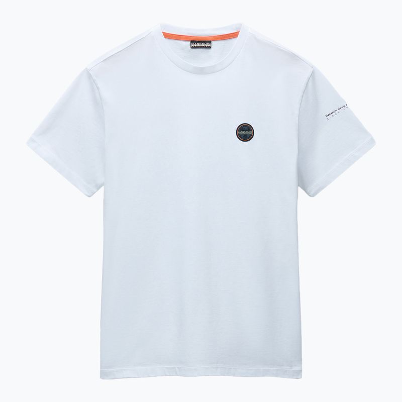 Men's Napapijri S-Badge bright white 002 T-shirt