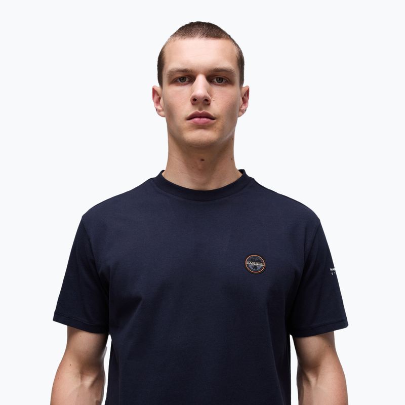 Men's Napapijri S-Badge blu marine T-shirt 4