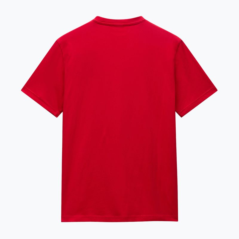 Men's Napapijri S-Aylmer red goji t-shirt 5