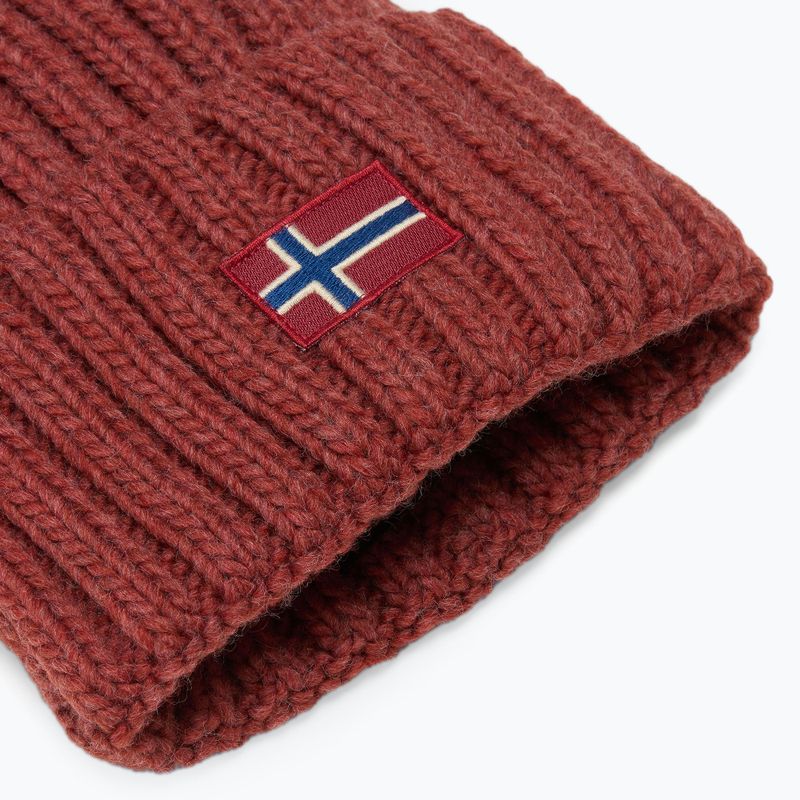 Women's winter beanie Napapijri Semiury 3 red sauce 3