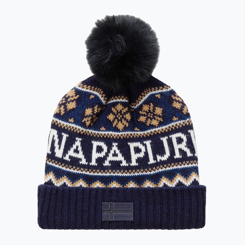 Women's winter beanie Napapijri F-Soiusa blu marine