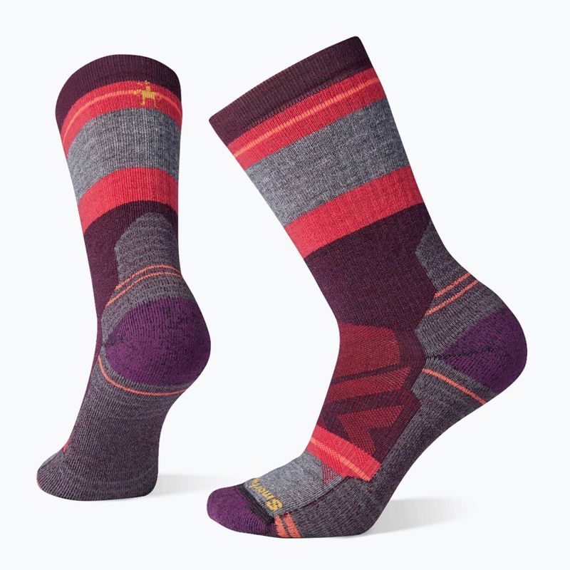 Smartwool Hike Full Cushion Saturnsphere Crew trekking socks bordeaux SW001584591 4