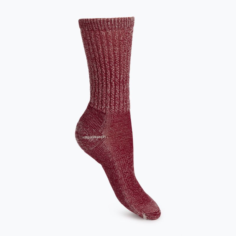 Women's Smartwool Hike Classic Edition Light Cushion Crew trekking socks red SW010293D421 3