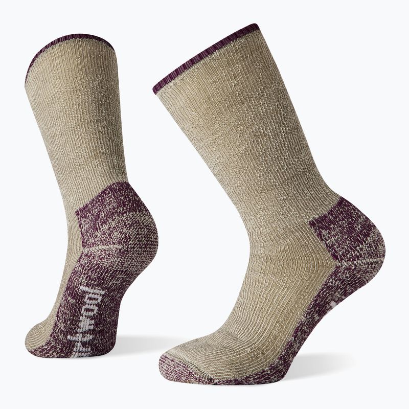 Women's trekking socks Smartwool Mountaineer Classic Edition Maximum Cushion Crew taupe