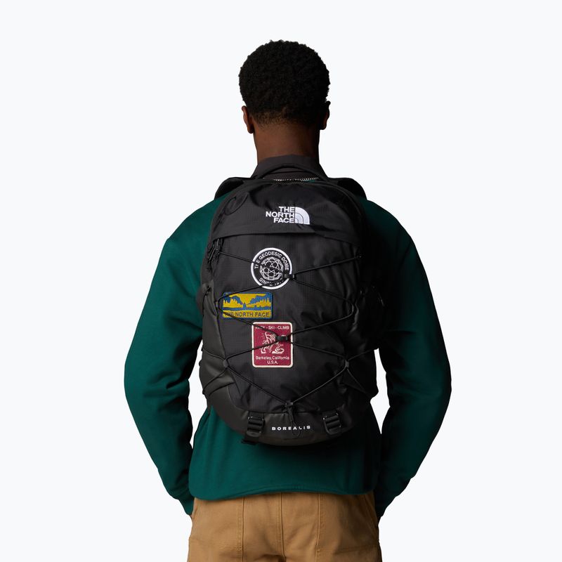 The North Face Borealis 28 l tnf black u borealis patch/tnf white urban backpack 8