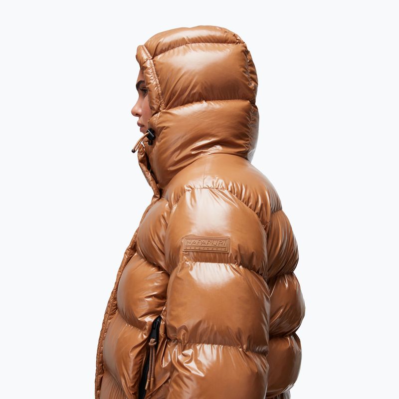 Women's insulated jacket Napapijri A-Glane brown tobacco 5