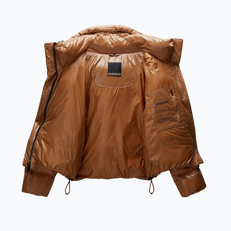 Women's insulated jacket Napapijri A-Glane brown tobacco 9