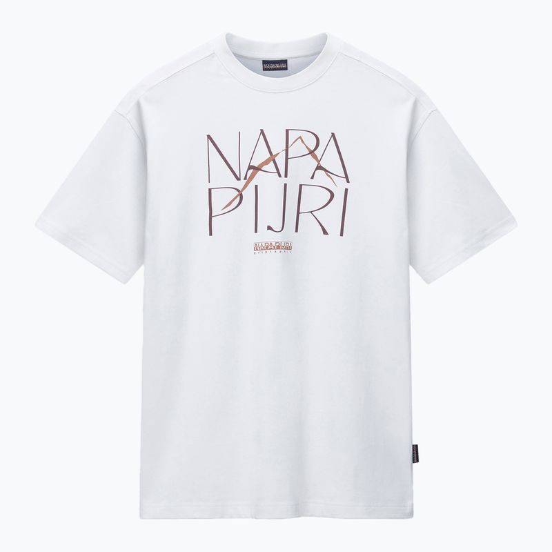 Women's Napapijri S-Rhin white heron t-shirt 5