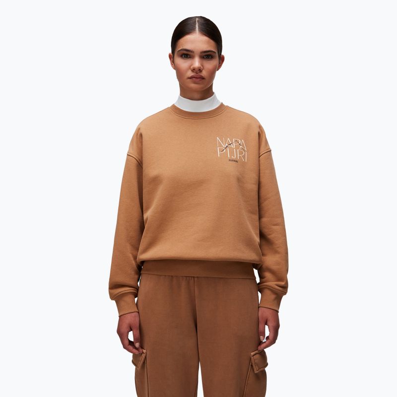 Women's sweatshirt Napapijri B-Rhin C brown tobacco