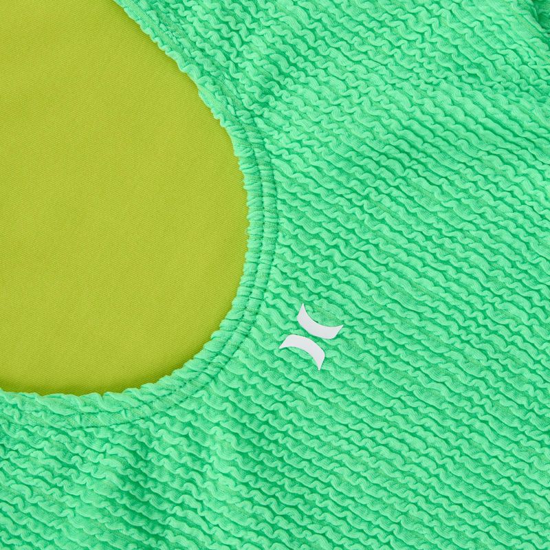 Hurley Solid Scrunch Moderate One Piece seafoam women's swimsuit 3