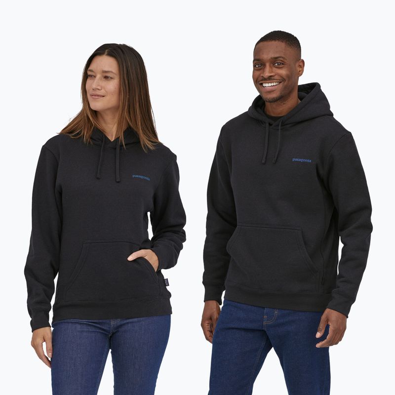 Patagonia Boardshort Logo Uprisal Hoody ink black 3