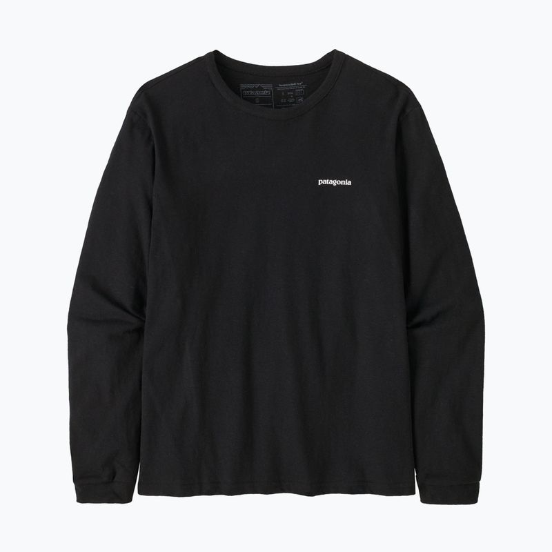 Women's longsleeve Patagonia P-6 Logo Responsibili-Tee black 3