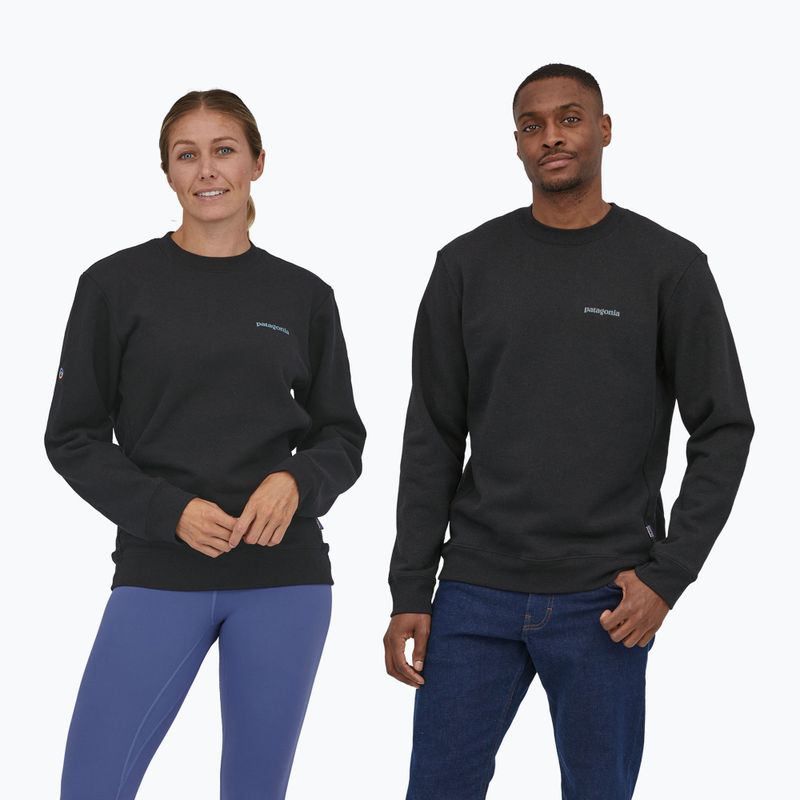 Patagonia Fitz Roy Icon Uprisal Crew sweatshirt black 2