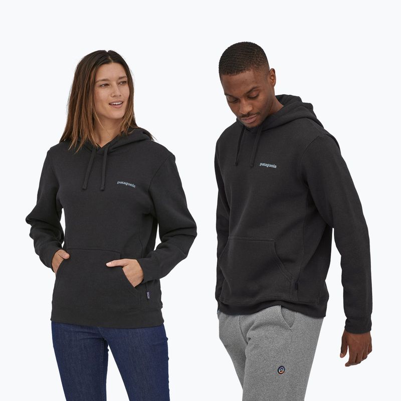 Patagonia Fitz Roy Icon Uprisal Hoody sweatshirt ink black 2