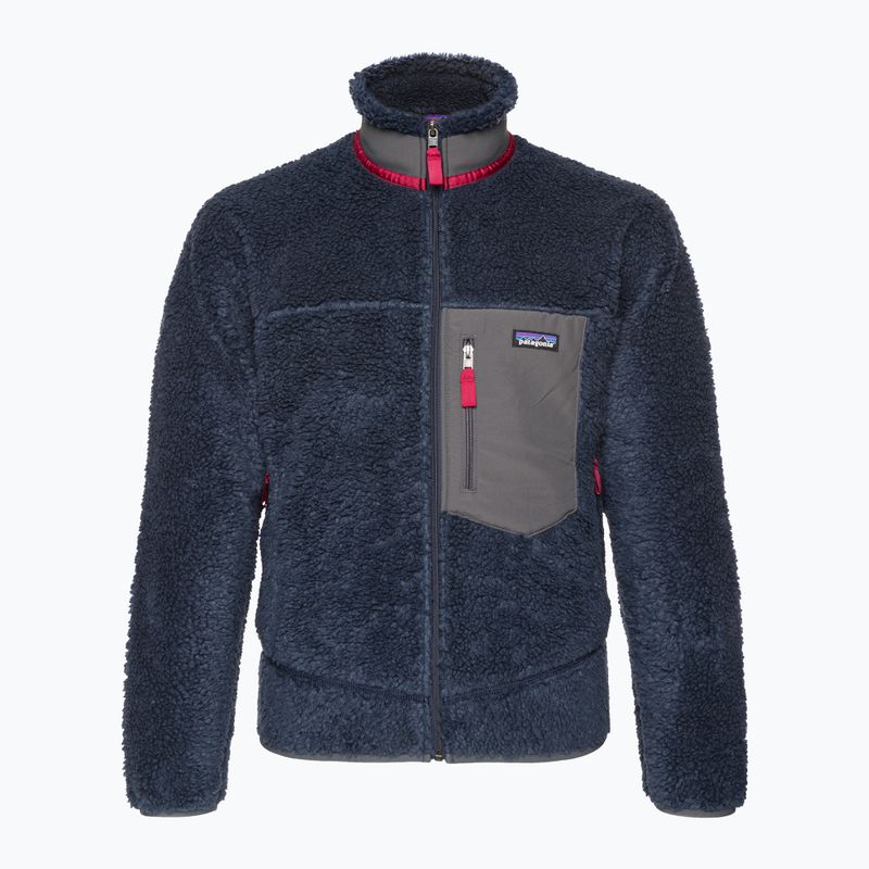 Men's fleece sweatshirt Patagonia Classic Retro-X new navy w/wax red 3