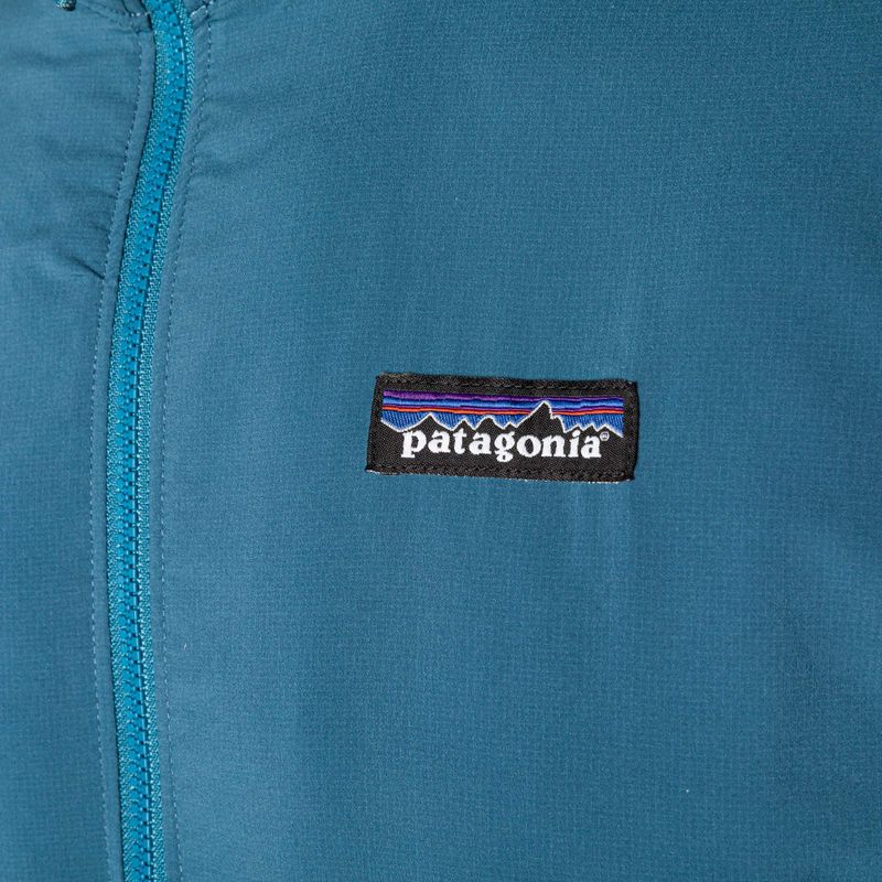 Men's Patagonia Thermal Airshed wavy blue hybrid jacket 5