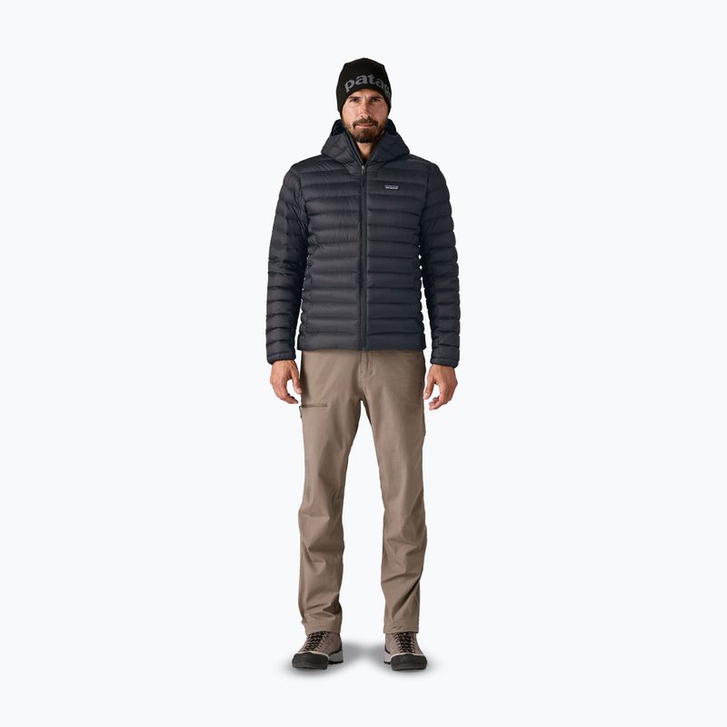 Men's down jacket Patagonia Down Sweater Hoody black 2