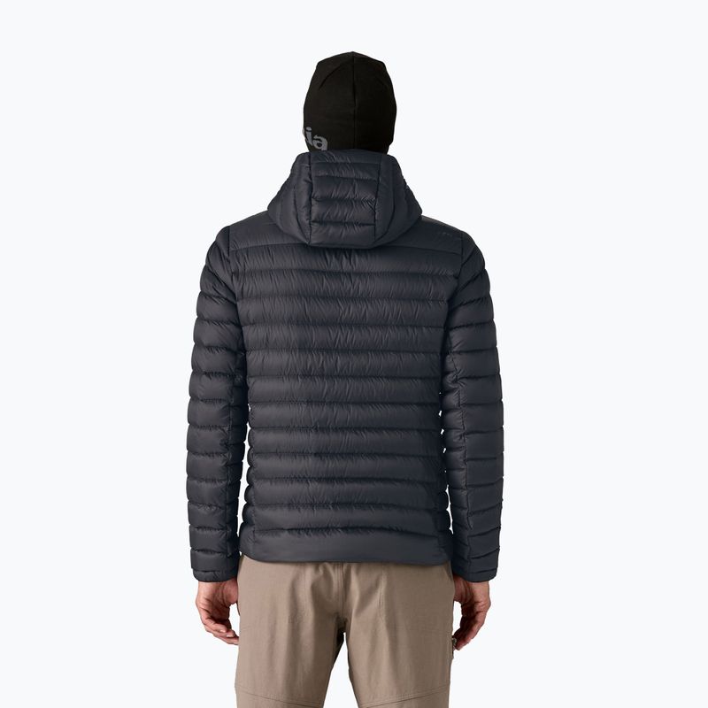 Men's down jacket Patagonia Down Sweater Hoody black 3