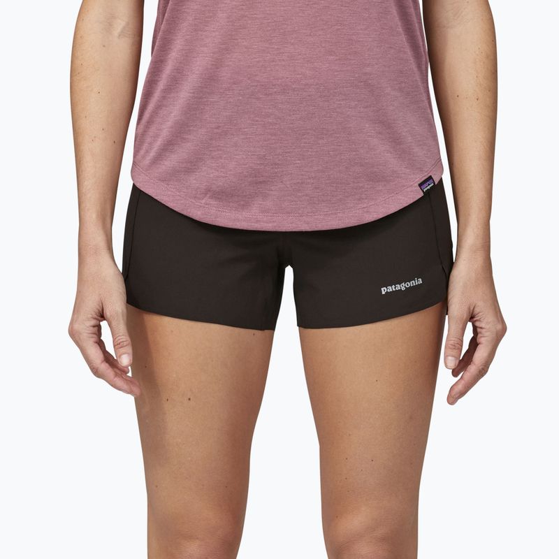 Patagonia women's Strider Pro 3 1/2" shorts black 8