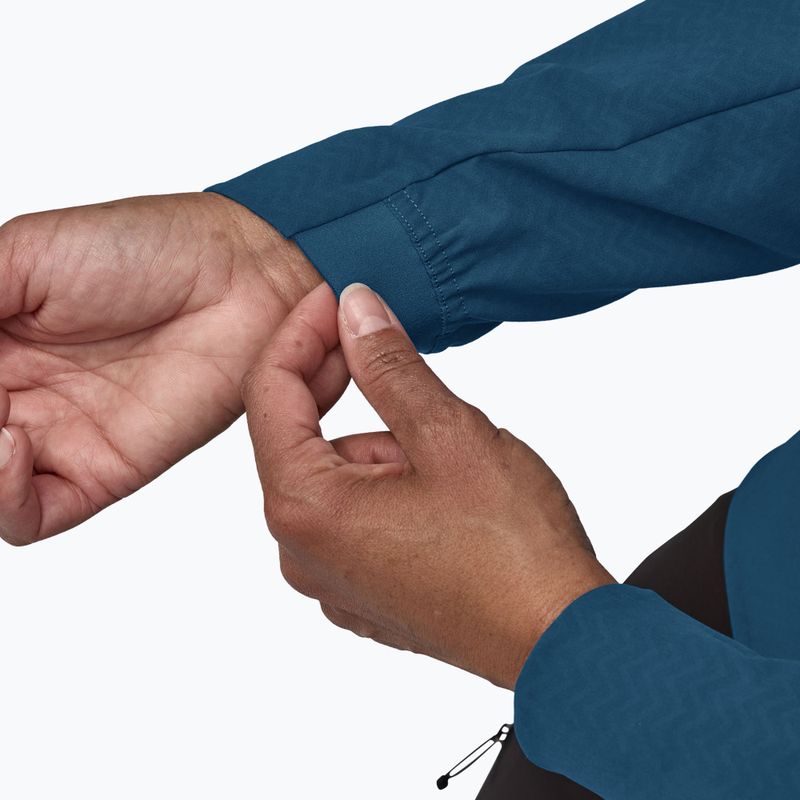 Women's softshell jacket Patagonia R1 CrossStrata Hoody lagom blue 9