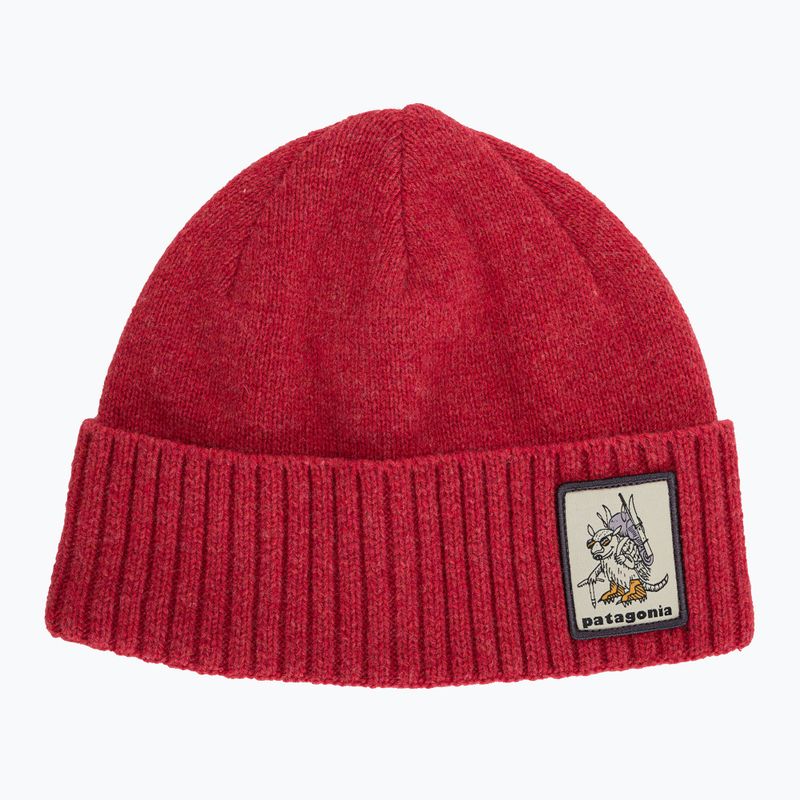 Patagonia Brodeo Beanie fun hogs armadillo/touring red trekking cap 5
