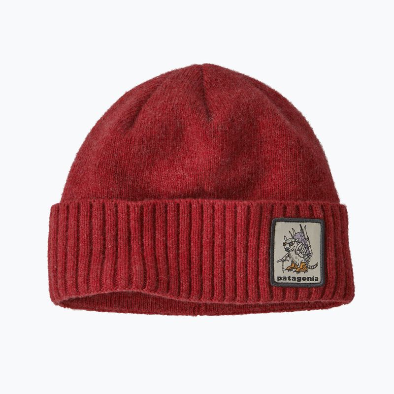 Patagonia Brodeo Beanie fun hogs armadillo/touring red trekking cap 6