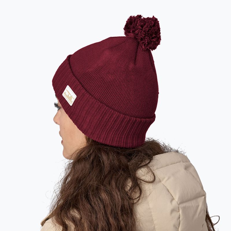 Patagonia Powder Town Beanie '73 skyline/carmine red 3