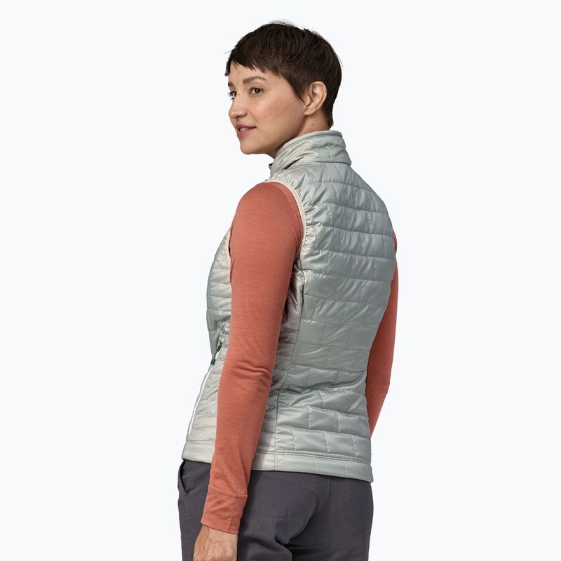 Patagonia women's vest Nano Puff sleet green 2
