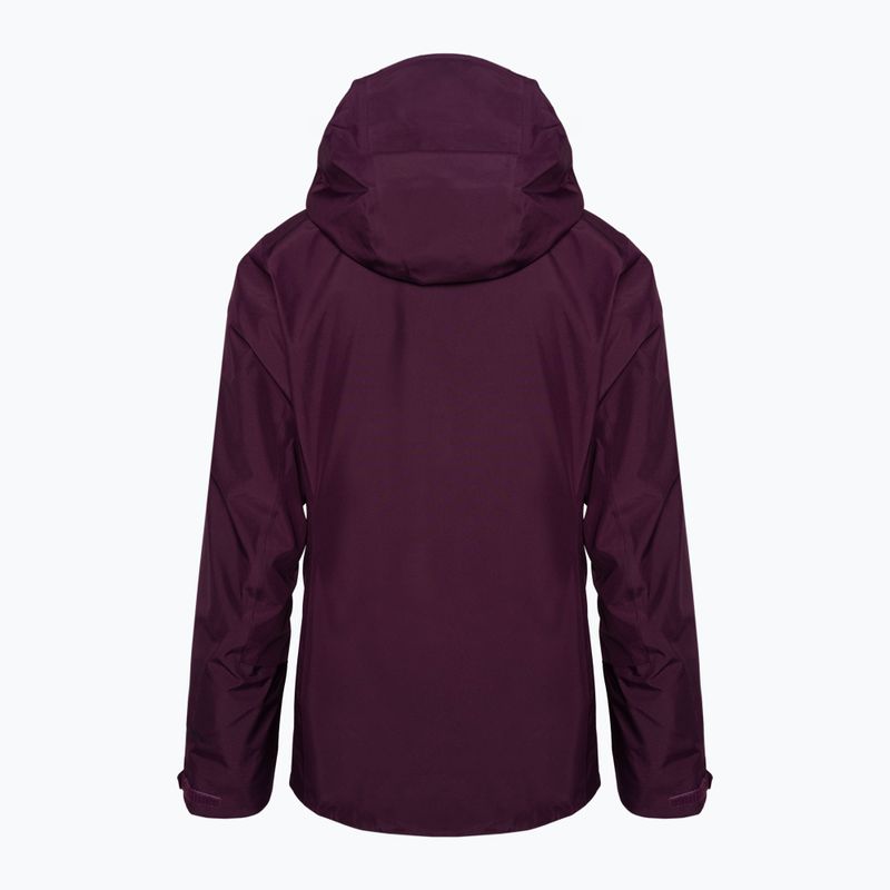 Women's Patagonia Triolet night plum rain jacket 2