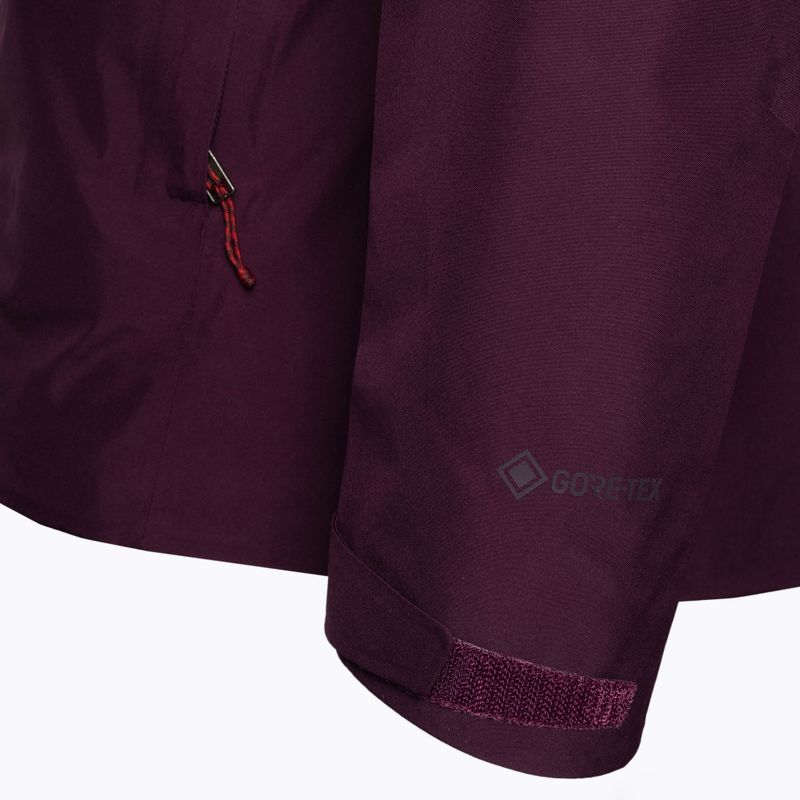 Women's Patagonia Triolet night plum rain jacket 4