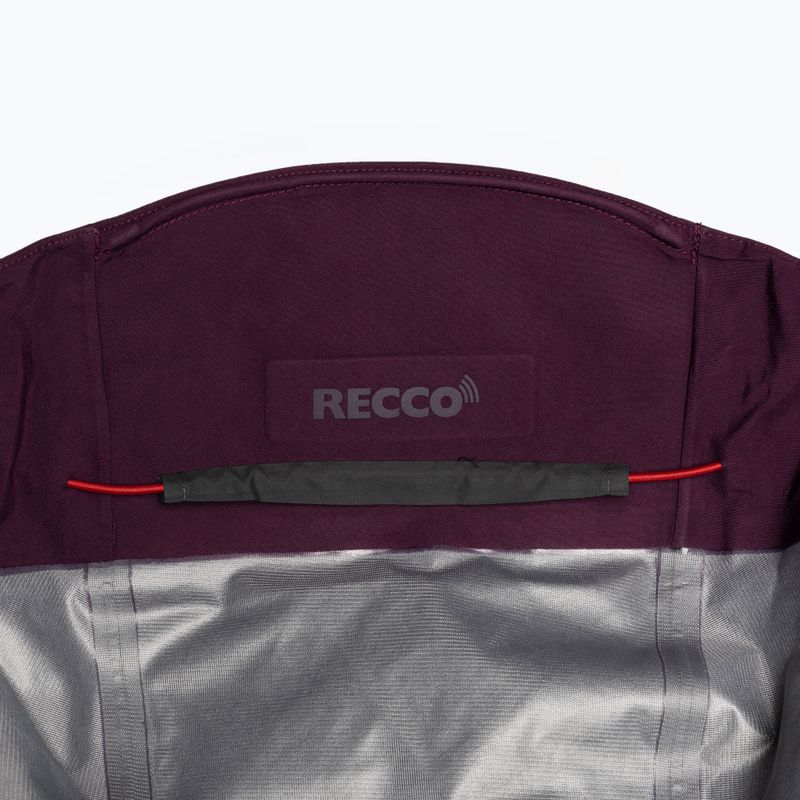 Women's Patagonia Triolet night plum rain jacket 6