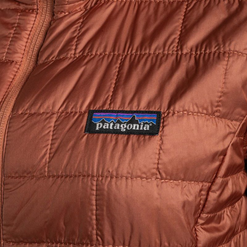 Women's insulated jacket Patagonia Nano Puff Hoody burl red 3