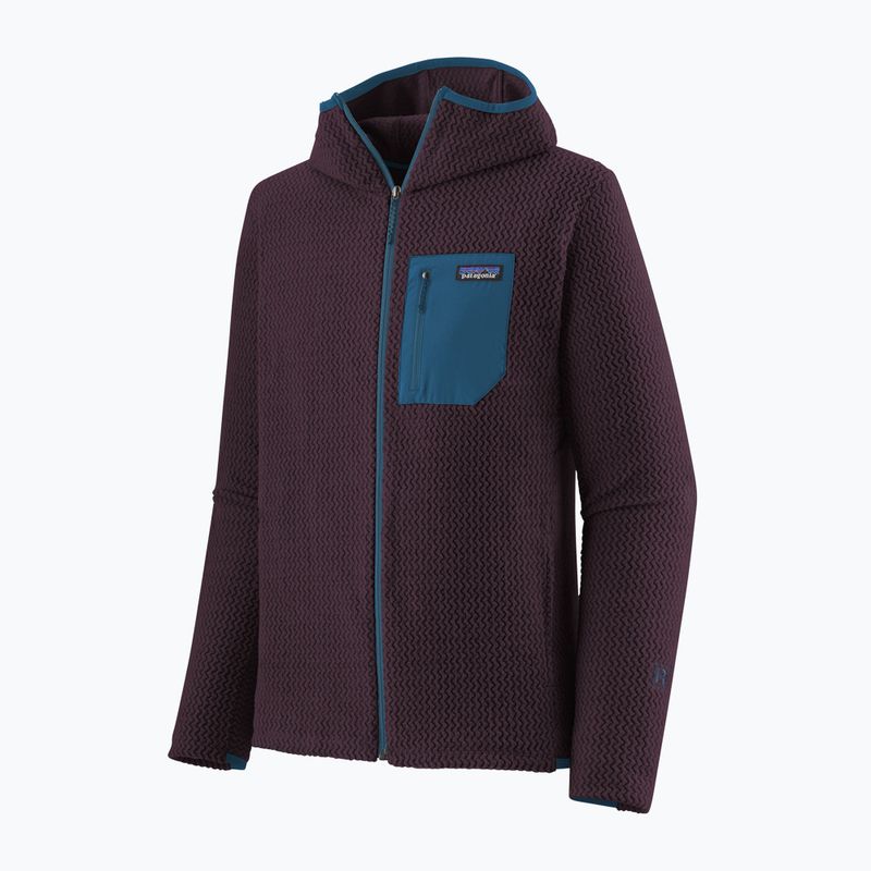 Patagonia R1 Air Full-Zip obsidian plum men's trekking sweatshirt 8