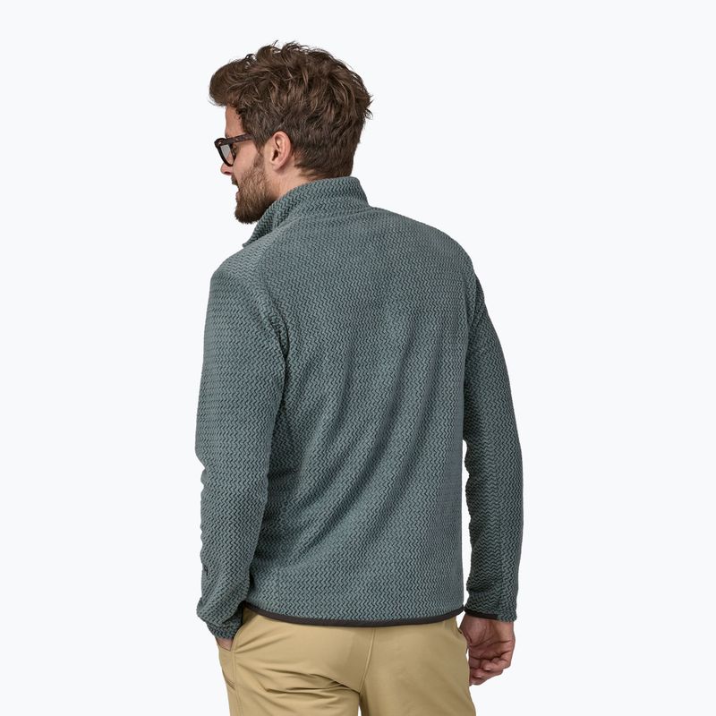 Men's fleece sweatshirt Patagonia R1 Air Zip Neck nouveau green 2