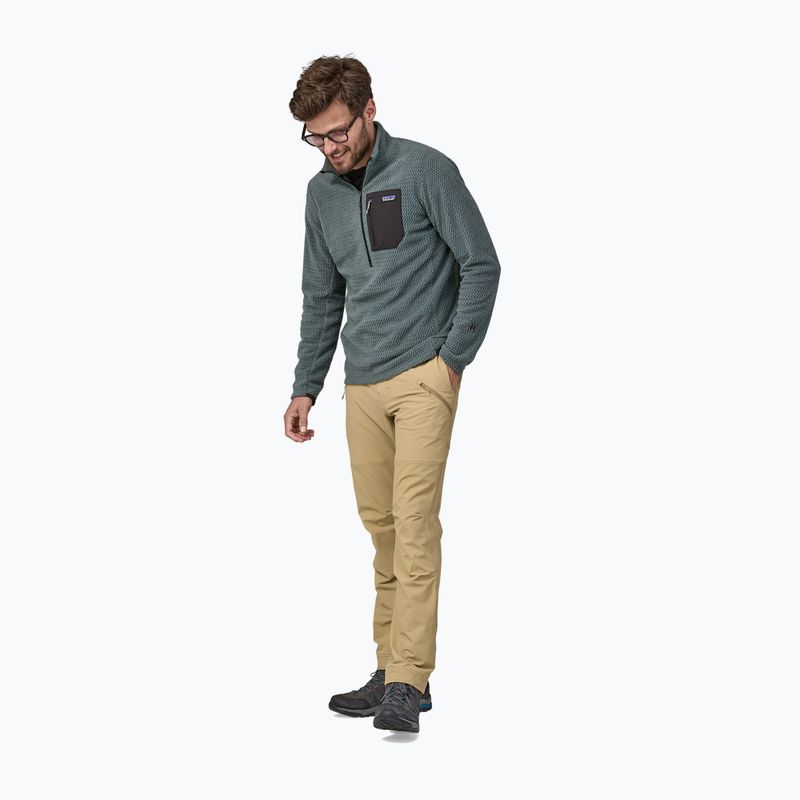 Men's fleece sweatshirt Patagonia R1 Air Zip Neck nouveau green 3
