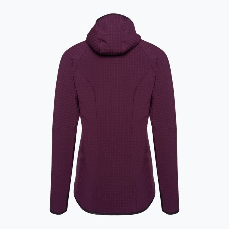 Patagonia women's softshell jacket R2 TechFace Hoody night plum 2