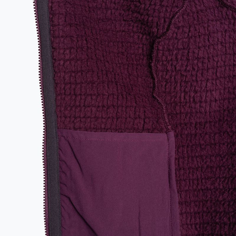 Patagonia women's softshell jacket R2 TechFace Hoody night plum 5