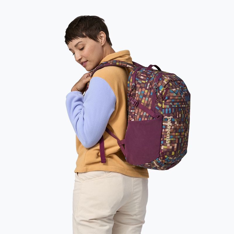 Patagonia Refugio Day Pack 26 l fitz roy patchwork/night plum hiking backpack 4