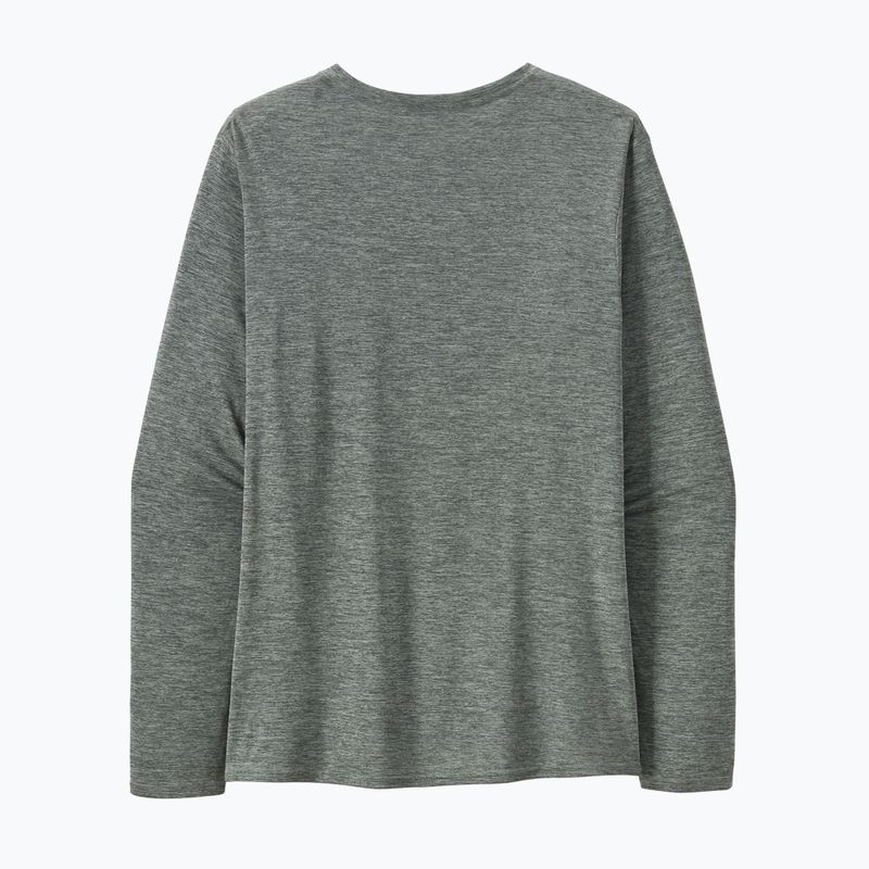 Men's Patagonia Cap Cool Daily Graphic Shirt-Waters trekking longsleeve chasing peaks/sleet green x-dye 8