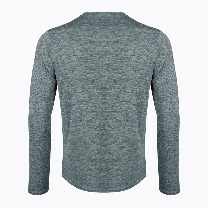Men's Patagonia Cap Cool Daily Graphic Shirt-Waters trekking longsleeve chasing peaks/sleet green x-dye 4
