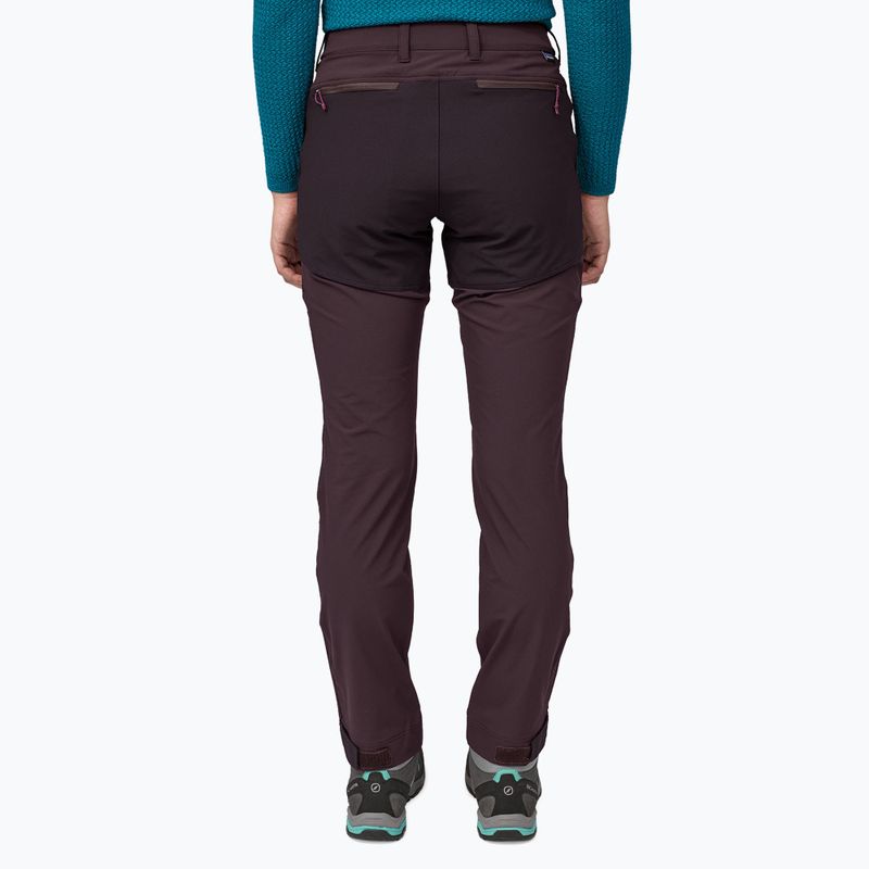 Women's Patagonia Point Peak Trail-Regular obsidian plum trekking trousers 3