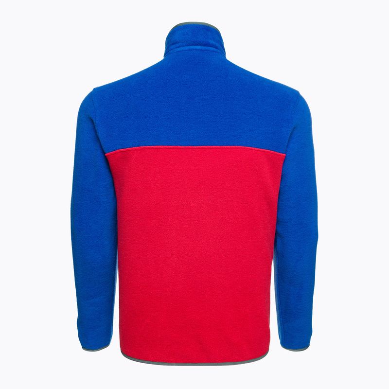 Men's Patagonia LW Synch Snap-T P/O touring red fleece sweatshirt 4