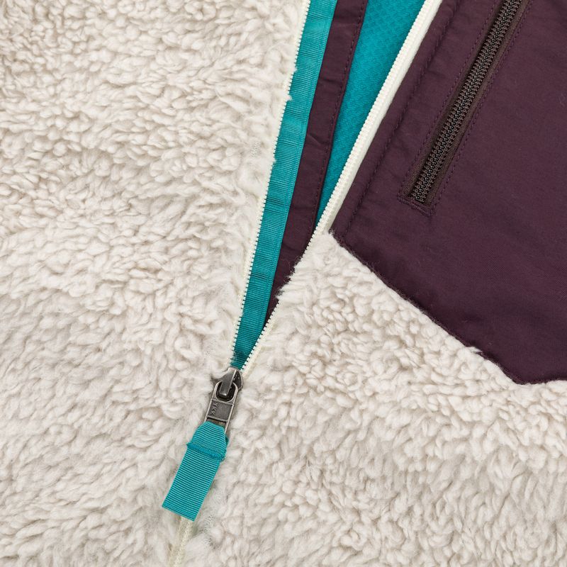 Men's fleece sweatshirt Patagonia Classic Retro-X natural w/obsidian plum 6