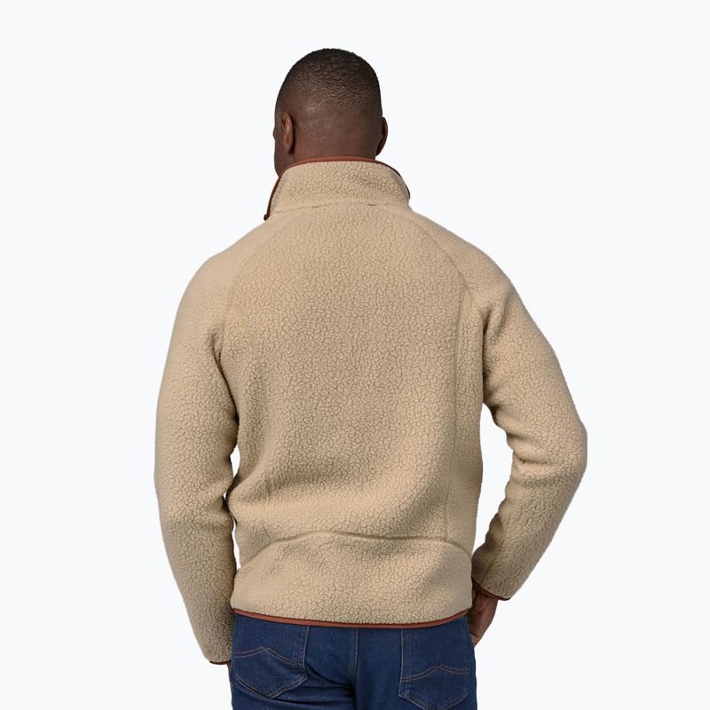 Men's fleece sweatshirt Patagonia Retro Pile el cap khaki w/sisu brown 2