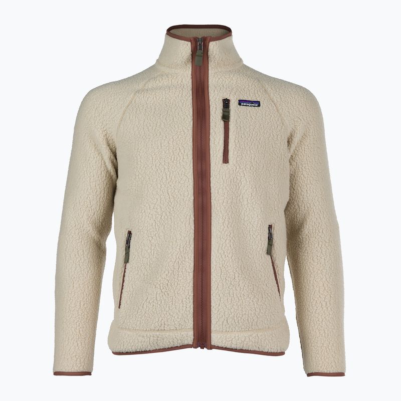 Men's fleece sweatshirt Patagonia Retro Pile el cap khaki w/sisu brown 7
