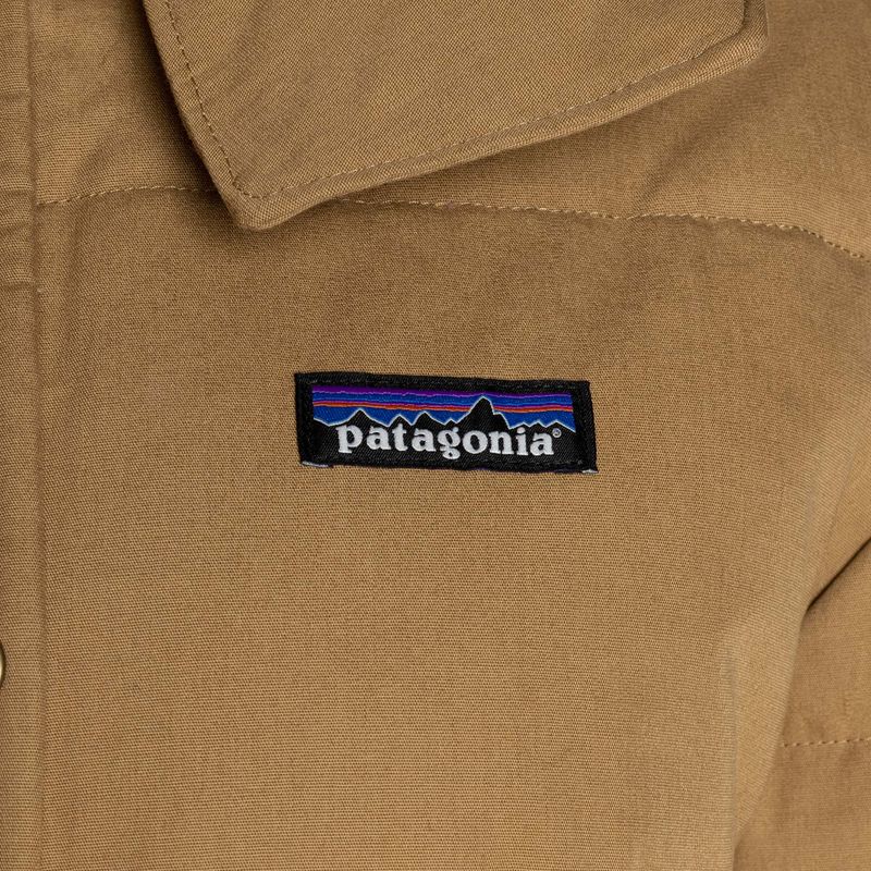 Women's Patagonia Cotton Down Parka nest brown 10